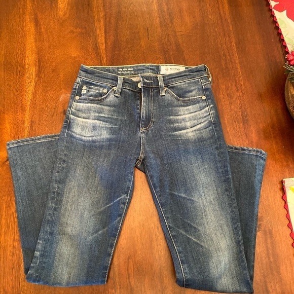 Ag The Jodi high rise slim flare crop size 24 distressed - Picture 10 of 13